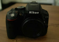 Nikon D D5300 24.2MP DSLR Digital Camera - Black Body only Used