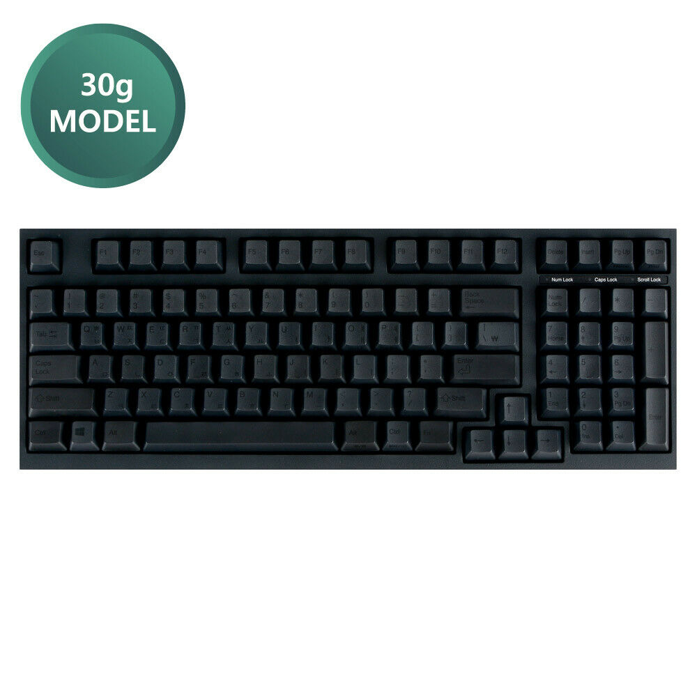 Leopold FC980C Keyboard Topre Electrostatic Switch Dye-Sub Black/PBT Korean 45g