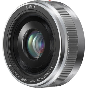 PANASONIC Lumix G 20mm/F1.7 II ASPH H-H020A-S Lens Silver NEW
