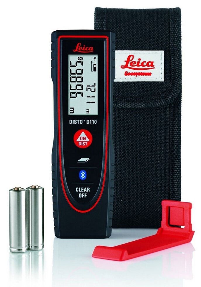 LEICA Disto D-1 Laser Distance 60 Meter Range Finder With Bluetooth (Replacement D110)