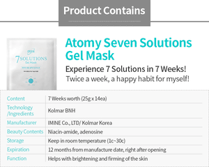 Atomy 7 Solutions Gel Mask