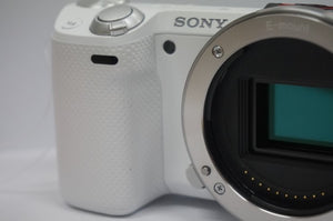 Sony Alpha NEX-5T/W 16.1MP Digital Camera - White color (Body Only)(No battery) Used