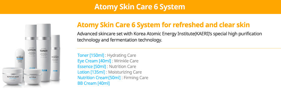Atomy SkinCare 6 System *3Set