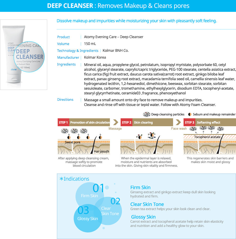 Atomy Deep Cleanser *1ea