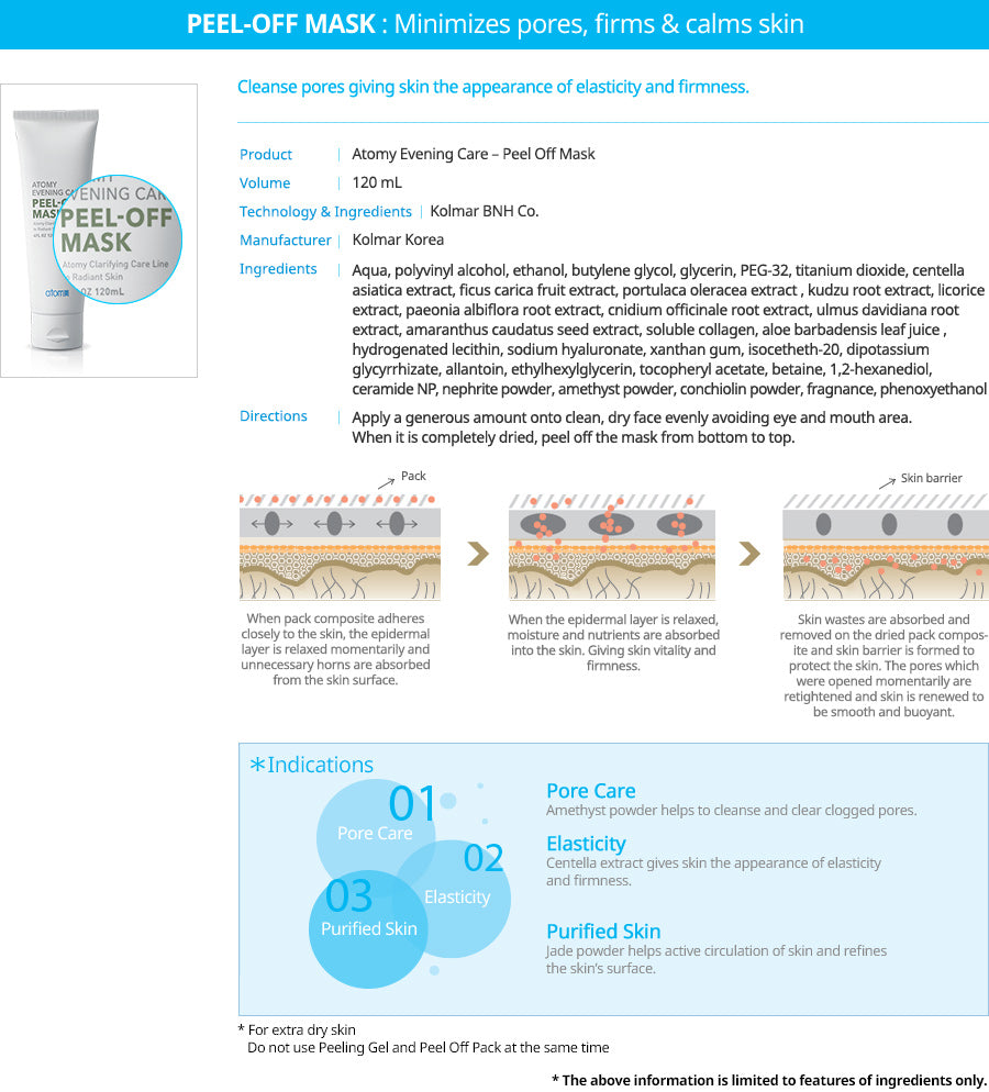 Atomy Peel-Off Mask *1ea